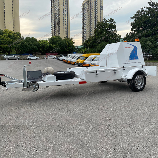 FWD pavement Falling weight deflectometer for measurements