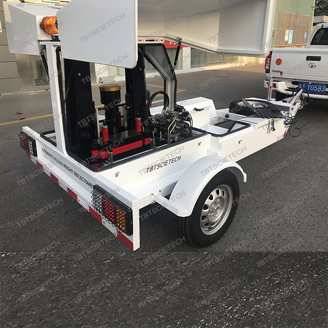 Pavement fwd Falling weight deflectometer xray